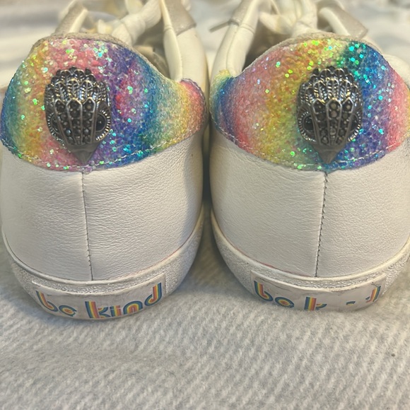 KURT GEIGER White Sneakers Rainbow Detail - Picture 3 of 5